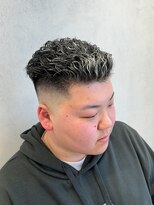 ルースト 西院店(ROOST)&nbsp;極道パーマ×ホワイトハイライト