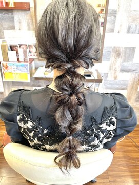 ヘアーピース(Hair Peace) 網下ろしヘアセット