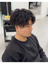 ブライト(BRIGHT)&nbsp;センターパートツイストスパイラルパーマ