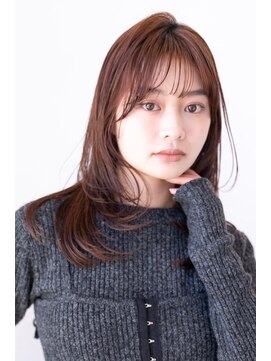 エースハバナ 渋谷(1 HAVANA) チョコグレージュ/20代30代大人かわいい/ミディアムレイヤー