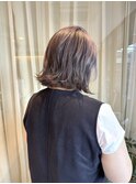 バイオレットアッシュ×抜け感外ハネボブ