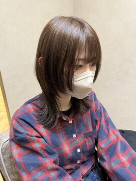 ネウィ 宮崎店(newi) 【MIKOTO】@mikoto_newi　 *ミディアムウルフ*