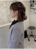ミディアムヘアアレンジ