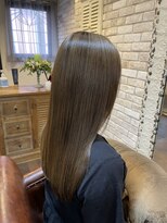 ルシール(luciR)&nbsp;巻いてもOK。普段はサラサラストレート