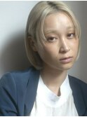【emu井上信洋】耳かけ+ぱつっとセンターパートボブ【エミュ】
