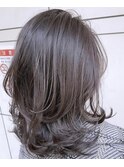 #アッシュブラウン　#ミルクティーベージュ　#レイヤーカット