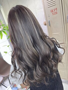 ダンク(DUNK) ハイライト×ダークグレー