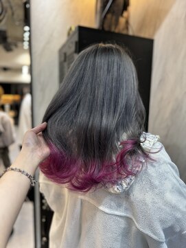 ヴァイス 渋谷店(VAICE) シルバーグレー/裾カラー/ピンク