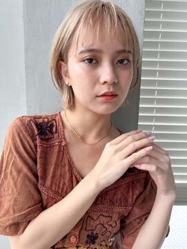 タス(tas) レイヤーボブ似合わせ顔周りカット顔まわりレイヤーカット