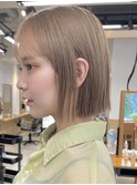 切りっぱなしボブ