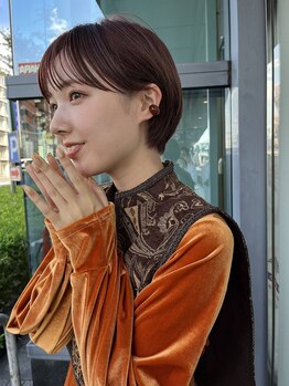 チャンネル 熊谷(channel)の写真/骨格や髪質、クセや毛流れを見極めた丁寧なカット技術が人気！ショートもボブもお任せください。