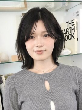 コレクティブワーク 表参道 渋谷(COLLECTIVE WORK) レイヤーカット レイヤーボブ チョコレートカラー 透明感カラー