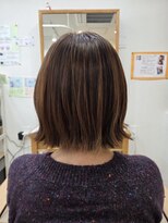 ステラ ユメオイビト(Stella yumeoibito)&nbsp;外ハネ簡単ボブスタイル