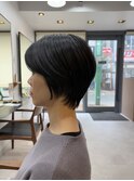 くびれショートボブ×自然な丸みシルエット【綱島/新綱島】