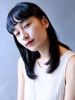 フリップビーアヴェダ(FLIP B AVEDA)&nbsp;本八幡×セミロング×オン眉ストレート