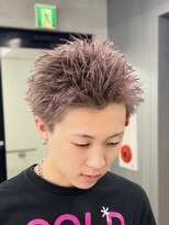 アクロ 本店(ACRO)&nbsp;スパイキーショート/短髪ショート/ピンクカラー/短髪