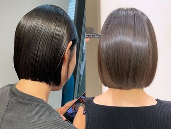 ソー 銀座(SAUT)の写真/広がる/うねる/チリつく髪悩みを徹底改善。自然にまとまる、柔らか質感の縮毛矯正&髪質改善ストレート