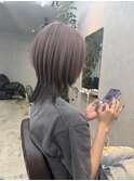 ウルフカット×アンブレラカラー