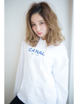 カシェ マエノヘタ(Cashe'e MAENOHETA) デジタルパーマ×ゆるふわミディ