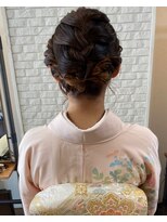 ザブックハンドサロン(The book hand salon)&nbsp;着物ヘアアレンジ