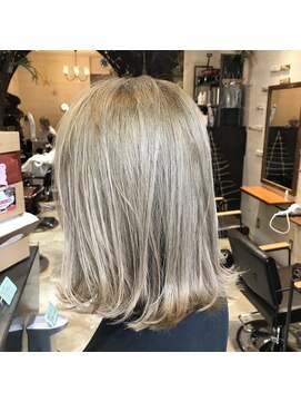 ナチュラルハイセンスプラス(natural high sense+plus) 極細ハイライト　くすみカラー ダブルカラー ベージュ