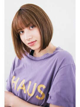 ピズム(PISM) 前髪ぱっつんイメチェンボブ