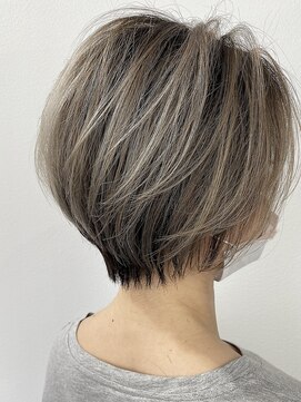 オレンジドロップ 長岡駅店(orange drop) 20代30代40代大人可愛い小顔ハンサムショートアッシュベージュ