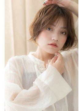 カバーヘア ブリス 上尾西口店(COVER HAIR bliss) フレンチガーリー大人ハイライト小顔ミニボブZ上尾20代30代40代