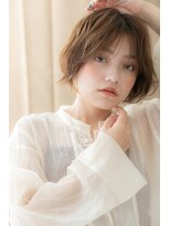 カバーヘア ブリス 上尾西口店(COVER HAIR bliss) フレンチガーリー大人ハイライト小顔ミニボブZ上尾20代30代40代