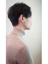 インアンドヤング(in&yang)&nbsp;センターパート×くせ毛風×パーマ