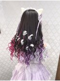 #フェザー #ヘアセット #プルエクステ