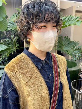 ヴヴ(Bub) Bob perm/ナチュラルショートボブ