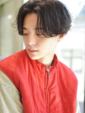 ディッセンバー 神宮前(December) ニュアンスパーマ　センターパート