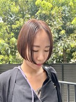 ロカ 表参道(loka)&nbsp;切りっぱなしボブ/ショートヘア[表参道/髪質改善/ハイライト]