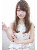 【La fith】 ミルクティアッシュ☆ストレートヘアスタイル