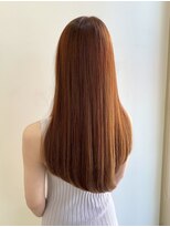 カムバイネオリーブ 溝の口店(Cam by neolive)&nbsp;アプリコット　オレンジ 髪質改善　水素カラー