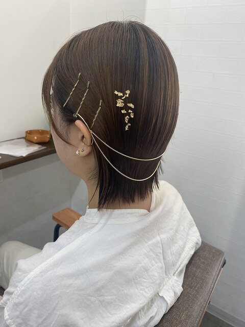 タイトヘアアレンジ