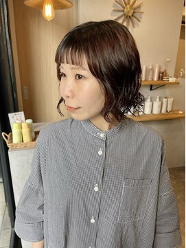 ユニ (uni) お洒落見えボブパーマ