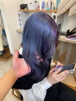 ジーナエス 札幌(Zina S)&nbsp;髪質改善＊ラベンダーブルー＊美髪【Zina S 札幌】
