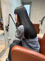 シアー(SHEER.)&nbsp;髪質改善カラー×クリアブラック【表参道,青山,外苑前美容室】