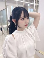 コア 銀座(COA) ハッシュカット/フルバング/似合わせカット/レッドブラウン/銀座