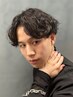 【メンズ限定】カット＋波巻き・ツイストスパイラルパーマ＋眉カット ￥11900