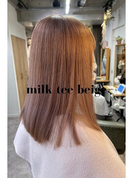 シャルムバイケンジ(Charm.by KENJE) 【ミルクティー】銀座/似合わせカット/カラー/トリートメント