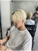 【抜きぱなしブリーチ！】刈り上げ無し！ブロンドヘアー