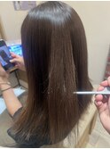 髪質改善オイルストレート