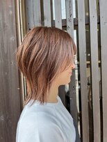 ヘアー ファルル(HAIR FaLuLu)&nbsp;ウルフ／ピンクベージュ