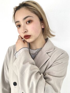 ゲーム 原宿店(GAME) ミルクティーベージュ/ダブルカラー/ケアブリーチ/髪質改善/原宿