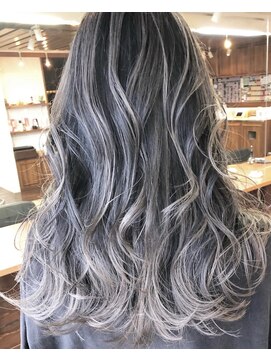 ハーツ(Heart's) 白髪ぼかし脱白髪染め似合わせロングレイヤー40代50代60代♪