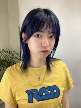 ピコセコンド(PICO SECOND) ネイビーブルーミディアムレイヤー