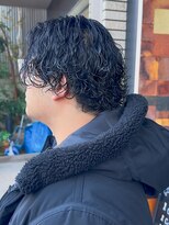 キサイ バズ(kisai BUZZ)&nbsp;kisaiBUZZ 岬　メンズ縦落ち波巻きスパイラルパーマ